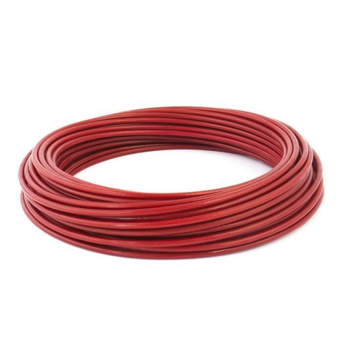 Câble souple 10mm2 rouge le mètre